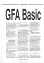 GFA BASIC Article
