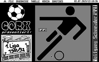 1.Fužballbundesliga atari screenshot