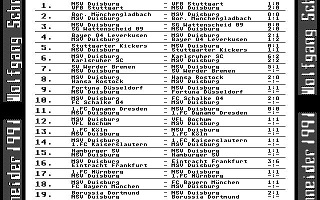 1.Fužballbundesliga atari screenshot