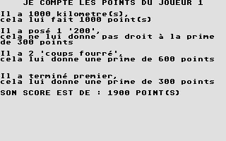 1000 Bornes atari screenshot