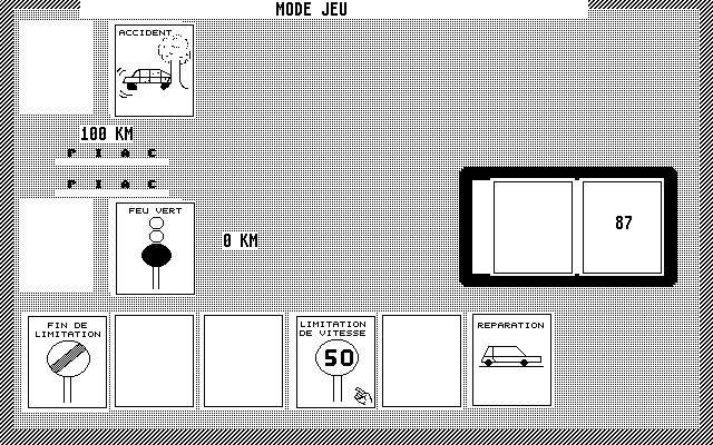 1000 Bornes atari screenshot