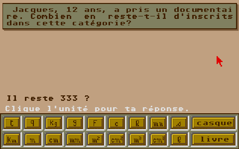 100 Problèmes - Niveau CE2 à 6ème atari screenshot