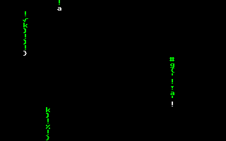 128 Byte Matrix atari screenshot