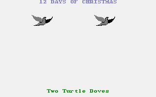 12 Days of Christmas atari screenshot