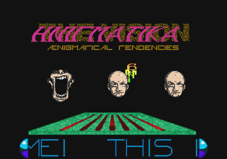 Aenigmatica 1st Demo atari screenshot