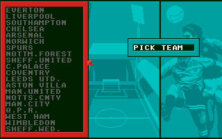 1st Division Manager atari screenshot