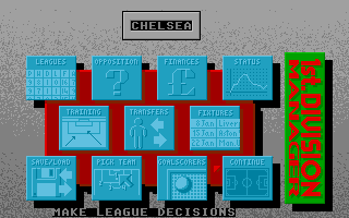 1st Division Manager atari screenshot