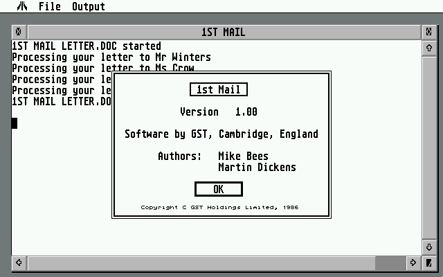 1ST Mail — screenshot 1
