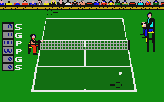 1st Serve Tennis atari screenshot