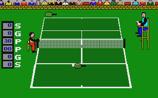 1st Serve Tennis atari screenshot