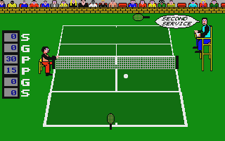 1st Serve Tennis atari screenshot