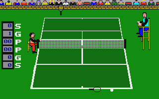 1st Serve Tennis atari screenshot