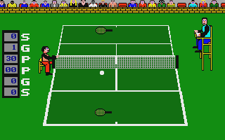 1st Serve Tennis atari screenshot