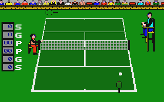 1st Serve Tennis atari screenshot