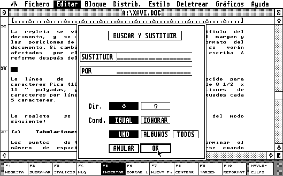 1ST Word Plus atari screenshot