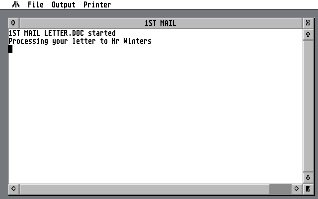 1ST Word Plus atari screenshot
