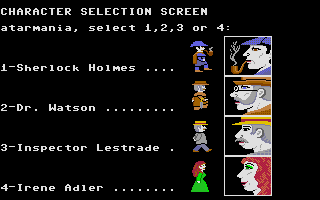 221B Baker Street atari screenshot