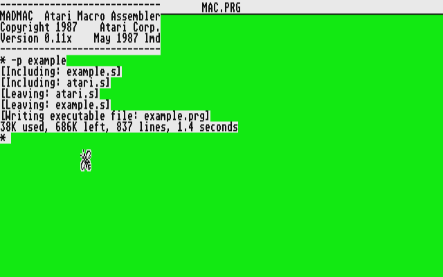 Atari 2600 / 7800 Development System — screenshot 1