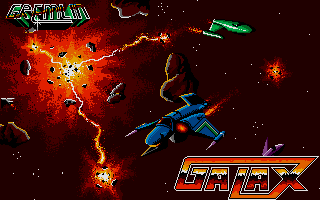 3-D Galax atari screenshot