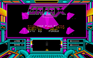 3-D Galax atari screenshot