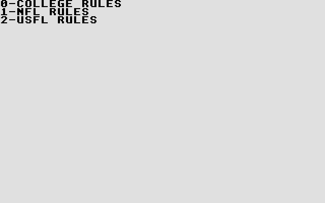 3-in-1 Football atari screenshot