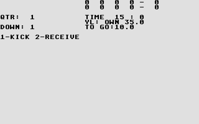 3-in-1 Football atari screenshot