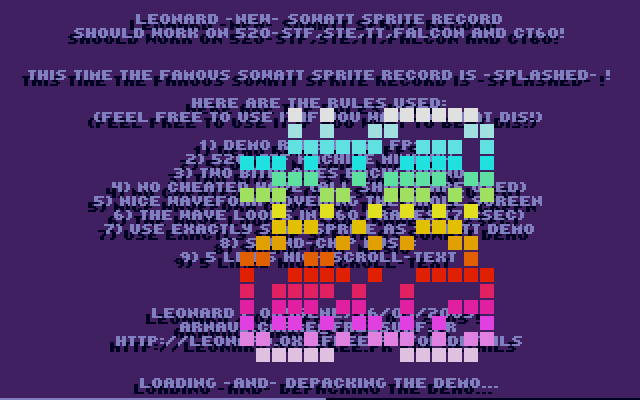 312 Sprites Blast atari screenshot