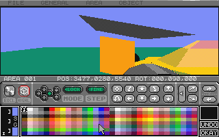 3D Construction Kit atari screenshot