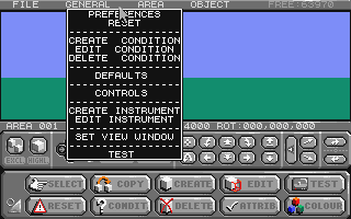 3D Construction Kit atari screenshot