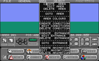 3D Construction Kit atari screenshot