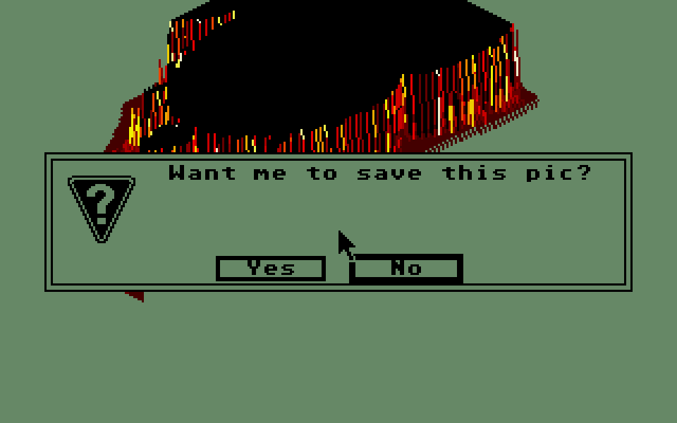 3D Fractal Landscapes atari screenshot
