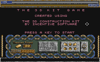 3-D Kit Game (The) atari screenshot