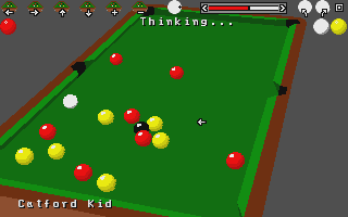 3D Pool atari screenshot