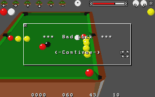 3D Pool atari screenshot