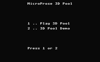 3-D Pool — screenshot 1
