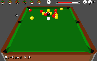 3D Pool atari screenshot