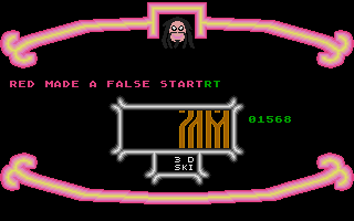 3-D Ski atari screenshot