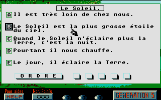 4 Saisons de l'Écrit (Les) atari screenshot