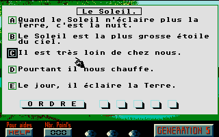 4 Saisons de l'Écrit (Les) atari screenshot