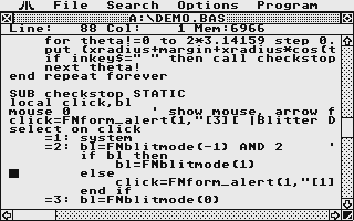 Atari 520STe Discovery Xtra atari screenshot