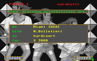 Centre Court 5pm atari screenshot