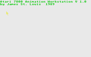 Atari 7800 Animation Station — screenshot 1
