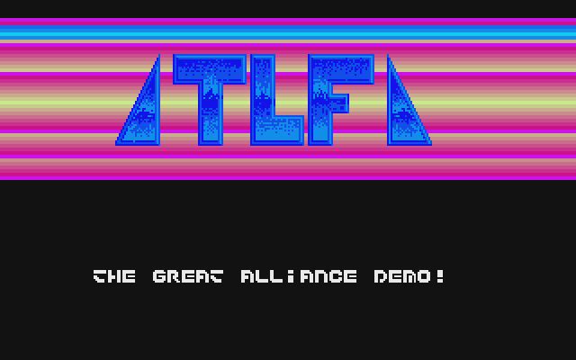 Alliance Demo atari screenshot