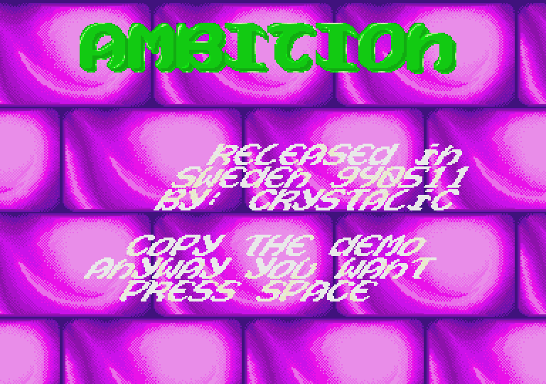 Ambition atari screenshot