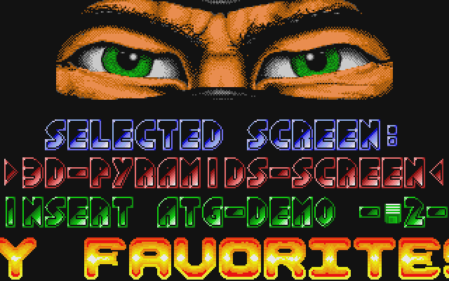 ATG Megademo (The) atari screenshot