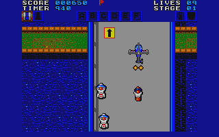 Action Fighter atari screenshot