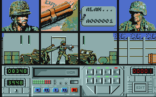 Action Service atari screenshot