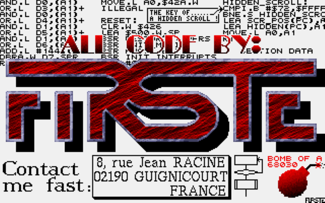 Brutal Techno Demo (The) atari screenshot