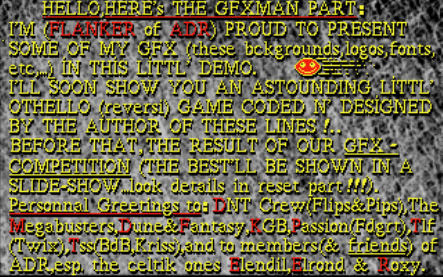 Brutal Techno Demo (The) atari screenshot