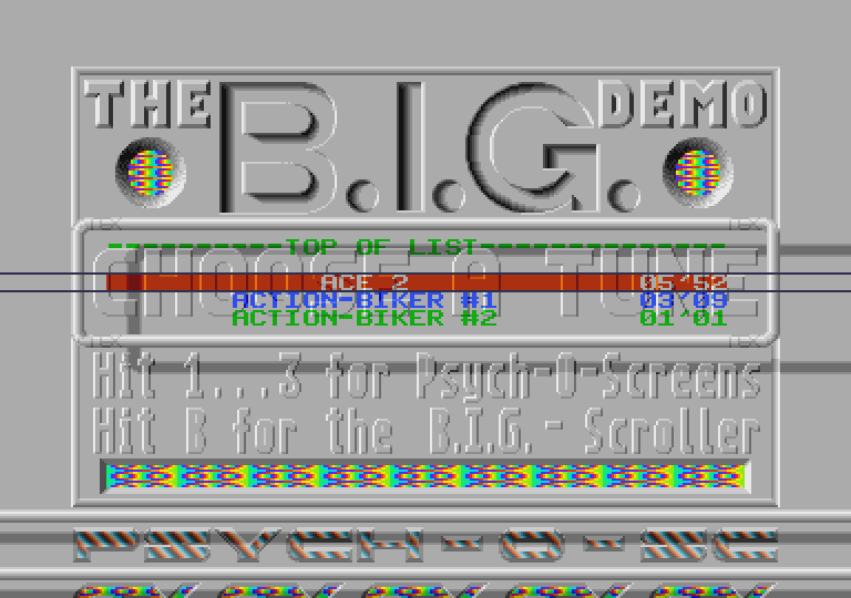 BIG Demo (Best in Galaxy) atari screenshot